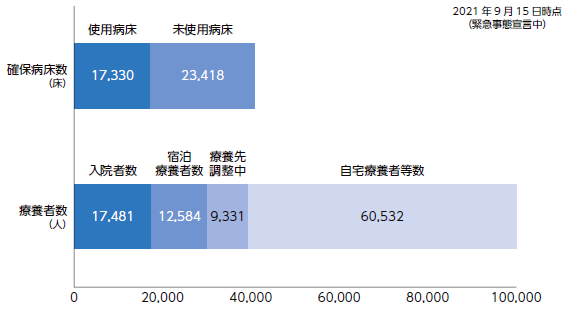 「新型コロナの確保病床の使用状況・患者の療養状況」NIRAわたしの構想No.56